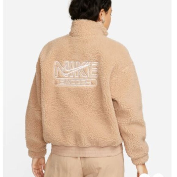 Nike Swoosh Plush Jacket - Picture 1 of 10